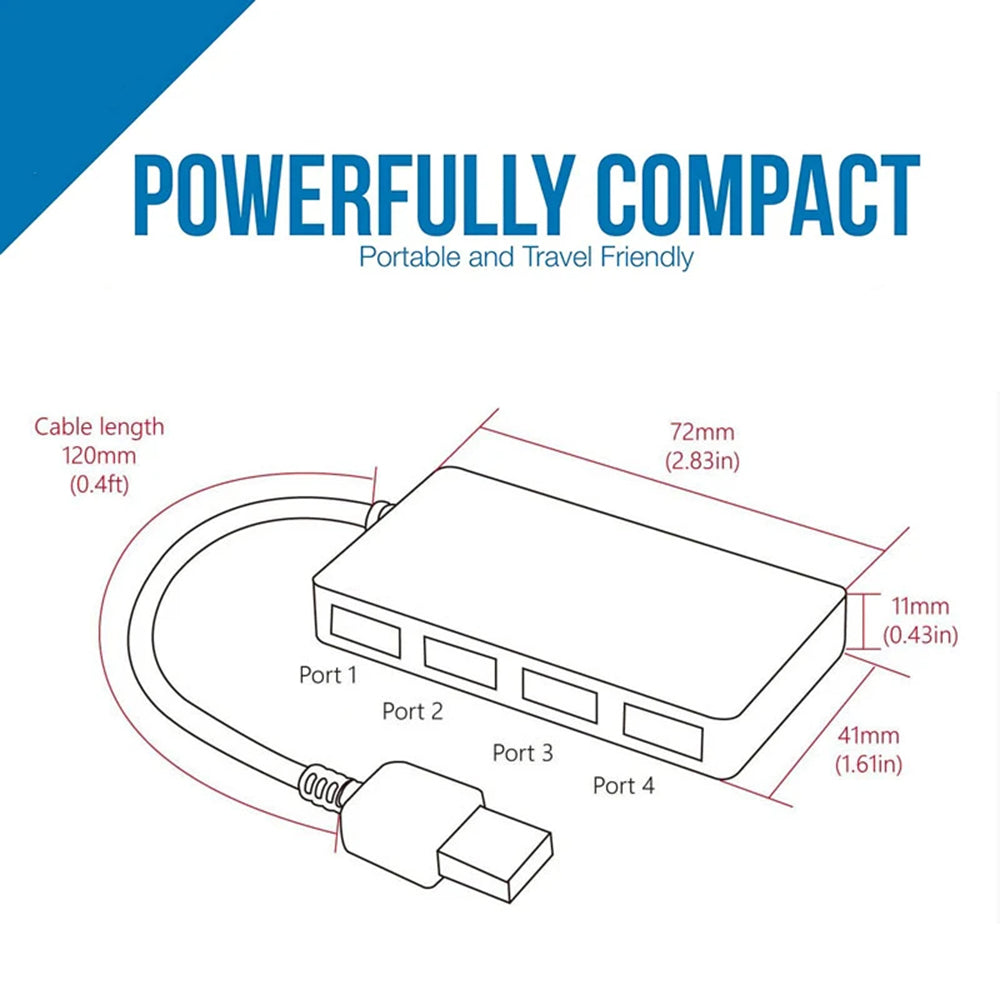 USB Hub Techsuit H15 QuantumNode, 4u1, Crni