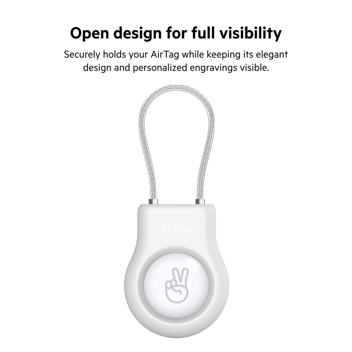 Belkin Wire Cable futrola za Apple AirTag, Bijela MSC009btWH