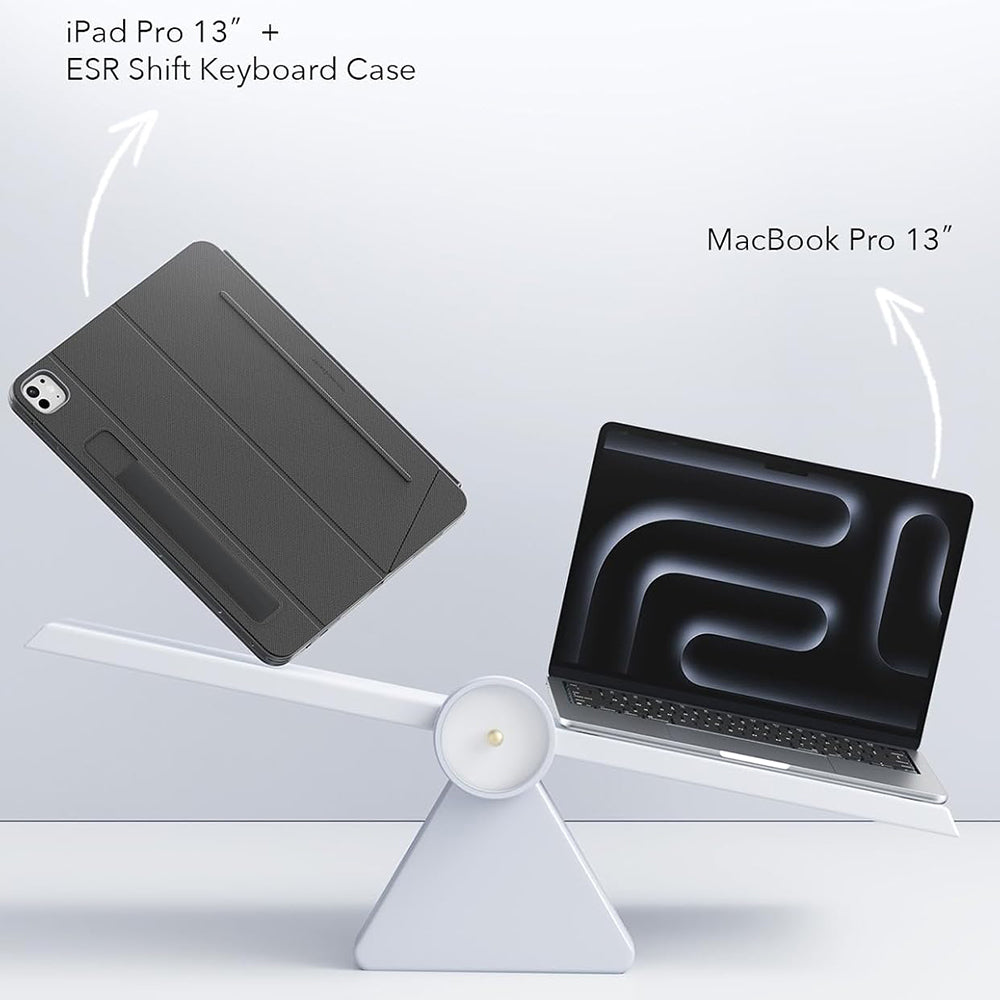 Futrola s tipkovnicom za Apple iPad Air 11 (2026) / iPad Air 11 (2025) / Air 11 (2024) / Air (2022) / Air (2020), ESR, Shift, Siva