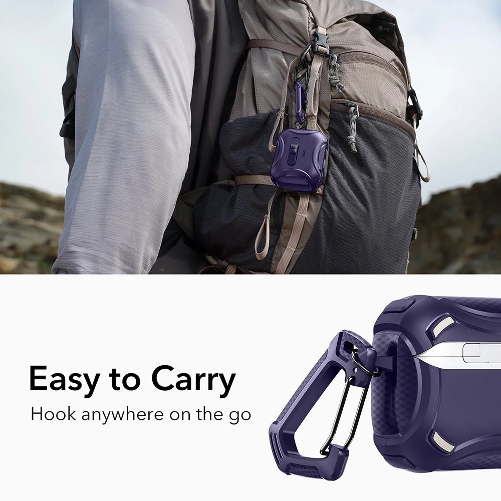 Futrola ESR Cyber FlickLock za Apple AirPods Pro 3, Ljubičasta