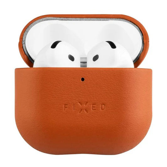 Futrola Fixed PodsLeather za Apple AirPods 4, Smeđa