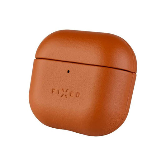Futrola Fixed PodsLeather za Apple AirPods 4, Smeđa