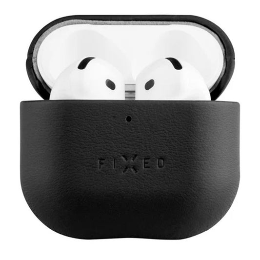 Futrola Fixed PodsLeather za Apple AirPods 4, Crna