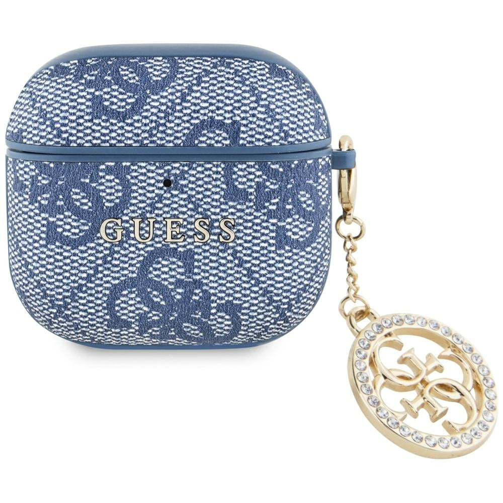 Futrola Guess 4G Strass Charm za Apple AirPods 4, Plava