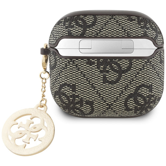 Futrola Guess 4G Strass Charm za Apple AirPods 4, Smeđa