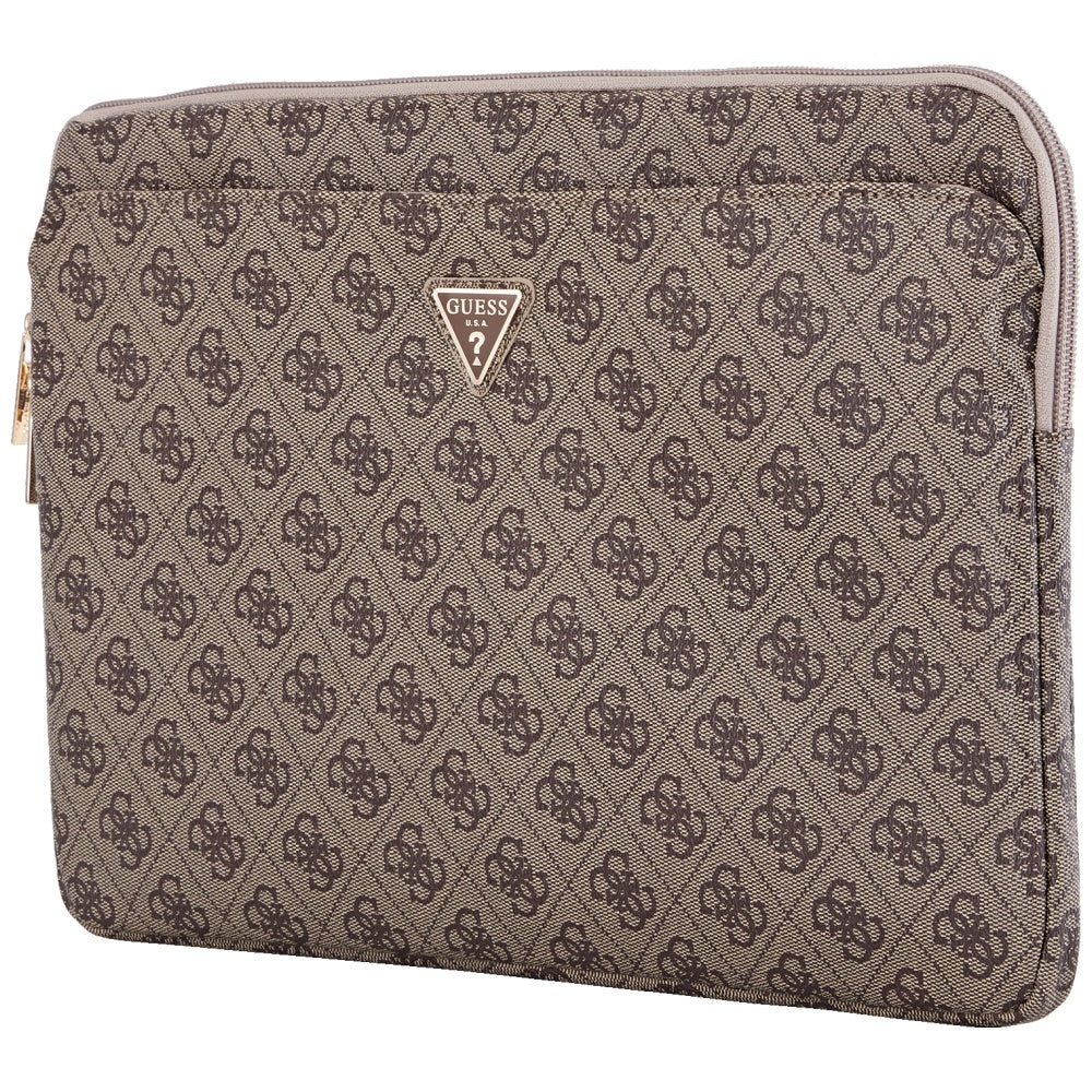 Futrola Guess 4G Triangle Logo za Laptop 14 inča, Smeđa