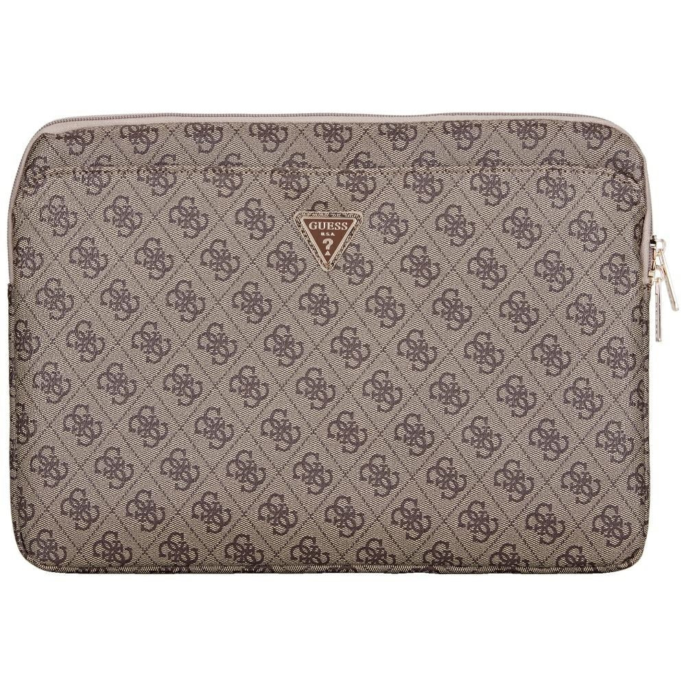 Futrola Guess 4G Triangle Logo za Laptop 14 inča, Smeđa