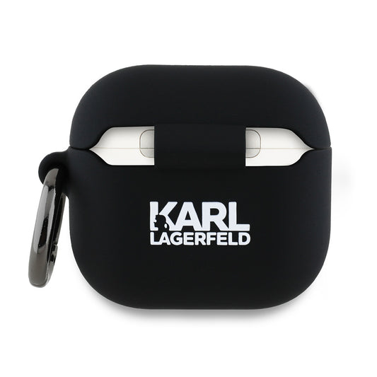 Futrola Karl Lagerfeld 3D Karl's Head za Apple AirPods 4, Crna