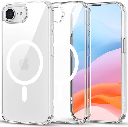 Futrola MagSafe za Apple iPhone 16e, Tech-Protect, Flexair Hybrid, Prozirna