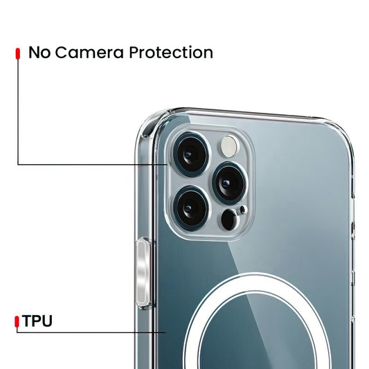 MagSafe futrola za Apple iPhone 17 Pro, OEM, prozirna, transparentna