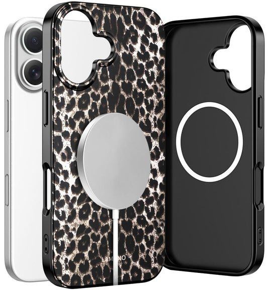 Futrola MagSafe za Apple iPhone 17, Tech-Protect, Lamano Leopard, Crna