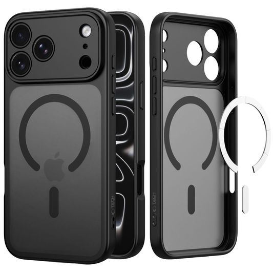 MagSafe maska za Apple iPhone 18 Pro / 17 Pro, Tech-Protect, BasicMag, Crna Mat