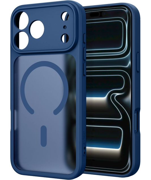 MagSafe maska za Apple iPhone 18 Pro / 17 Pro, Tech-Protect, BasicMag, Mat Tamnoplava