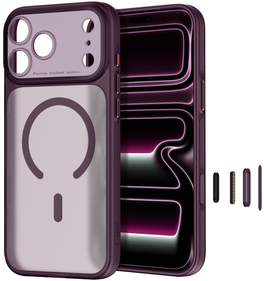 MagSafe futrola za Apple iPhone 18 Pro Max / 17 Pro Max, Tech-Protect, MagPrime CC, Mat Tamnocrvena