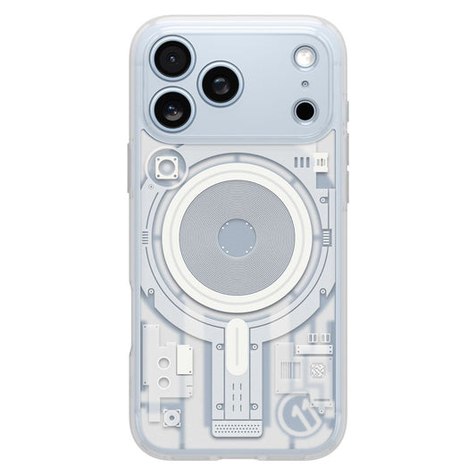 MagSafe maska za Apple iPhone 18 Pro / 17 Pro, Spigen, C11 Ultra Hybrid MagFit Element, bijela ACS12308