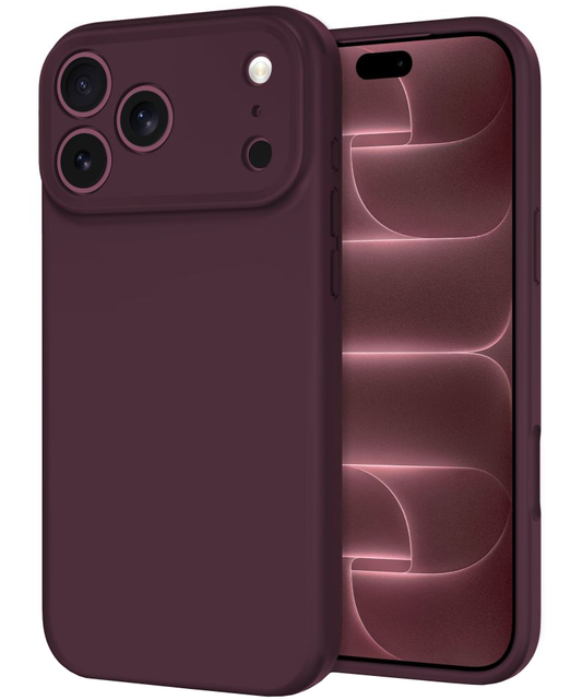 MagSafe maskica za Apple iPhone 18 Pro / 17 Pro, Tech-Protect, silikonska, bordo crvena