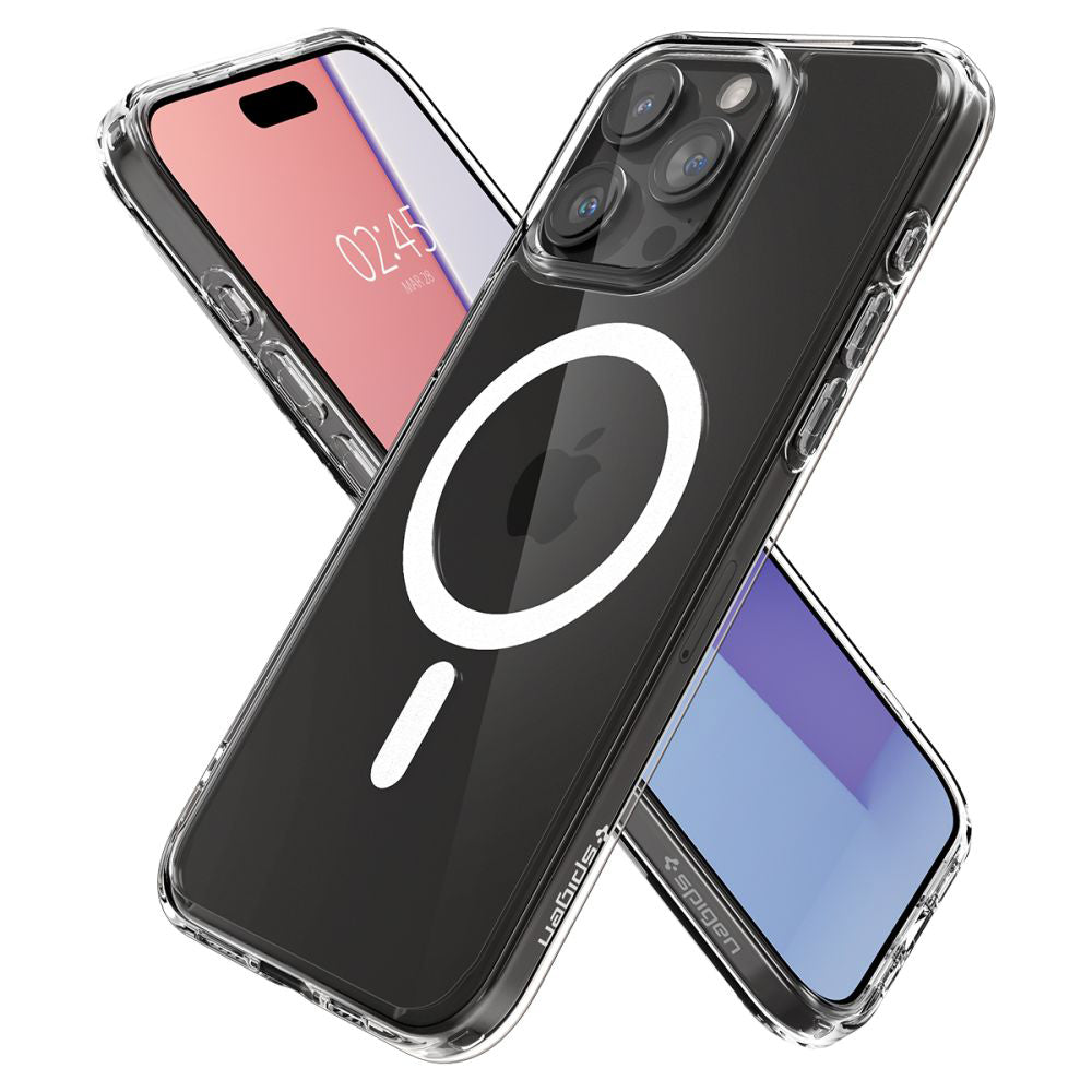 Futrola MagSafe za Apple iPhone 15 Pro, Spigen, Ultra Hybrid, Bijela ACS06715