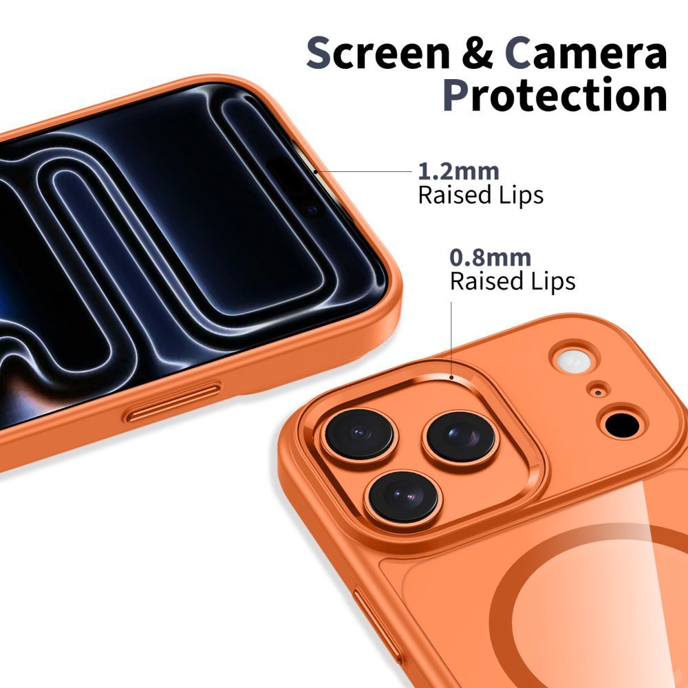 MagSafe futrola za Apple iPhone 17 Pro, Tech-Protect, Magmat, Narančasta