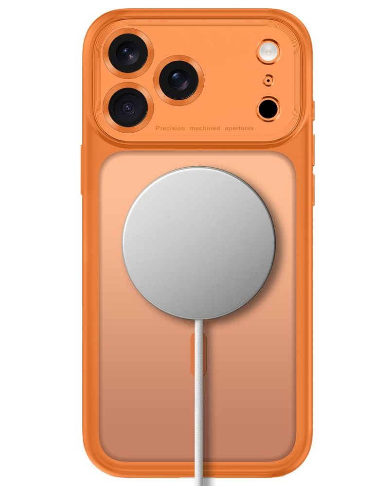 MagSafe futrola za Apple iPhone 18 Pro Max / 17 Pro Max, Tech-Protect, MagPeak CC, Mat Narančasta