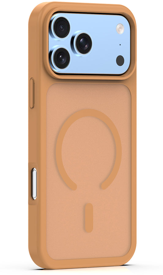 MagSafe maskica za Apple iPhone 18 Pro Max / 17 Pro Max, OEM, Mag Matt Big Hole, Smeđa