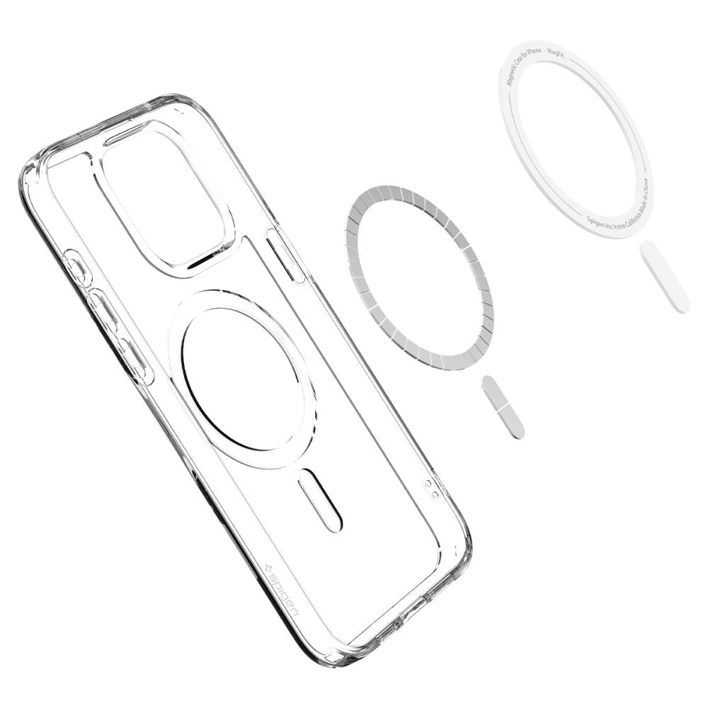 Futrola MagSafe za Apple iPhone 15 Pro, Spigen, Ultra Hybrid, Bijela ACS06715