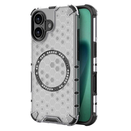 Futrola MagSafe za Apple iPhone 17, Techsuit, HoneyComb Shield, Bijela