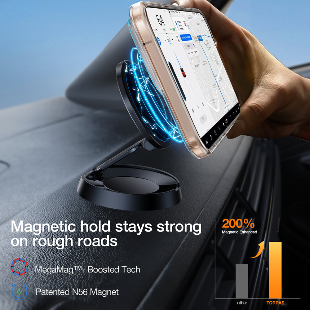 MagSafe futrola za Apple iPhone 16 Pro Max, Torras, Pstand, Prozirna