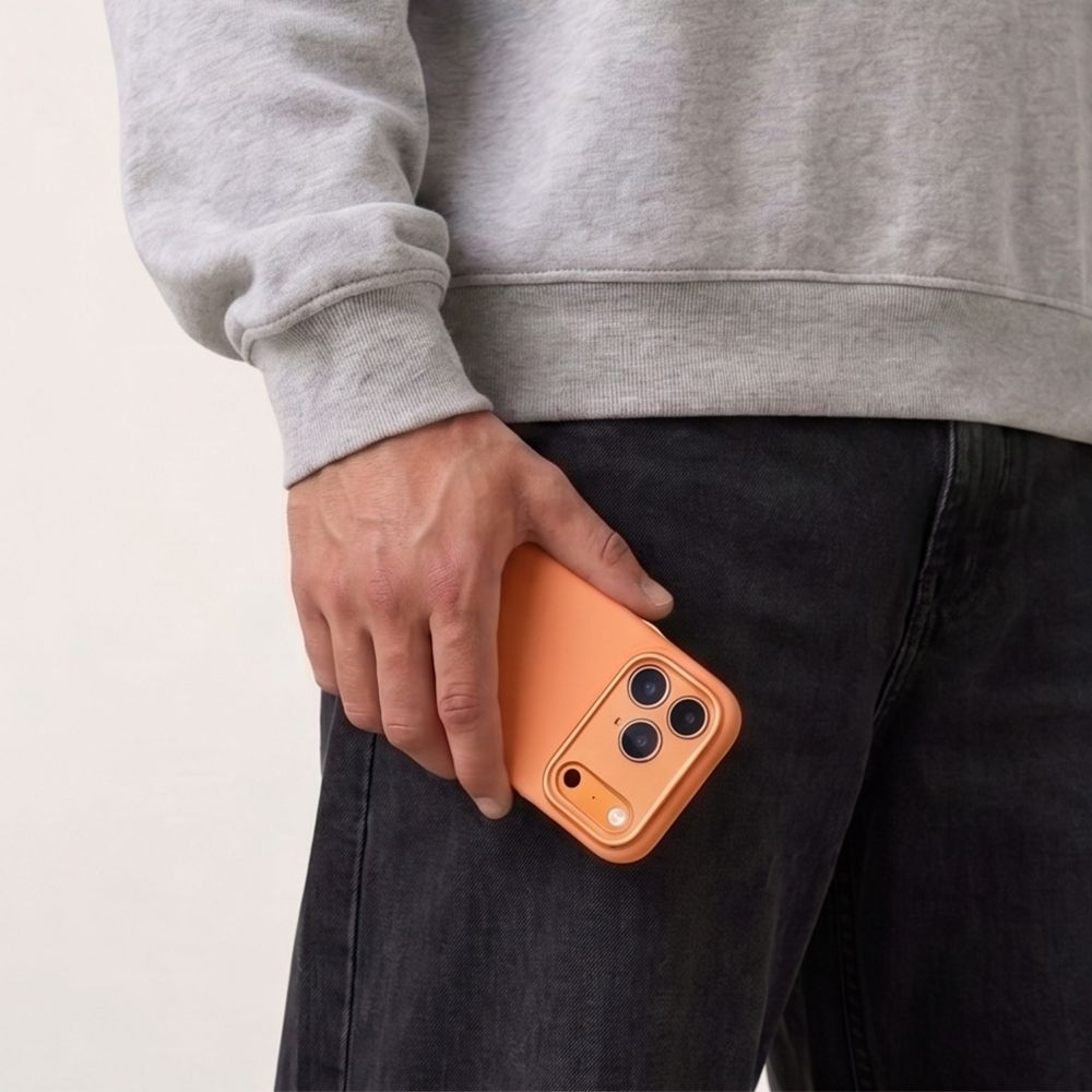 MagSafe maska za Apple iPhone 18 Pro / 17 Pro, Tech-Protect, Uniq CC, Narančasta
