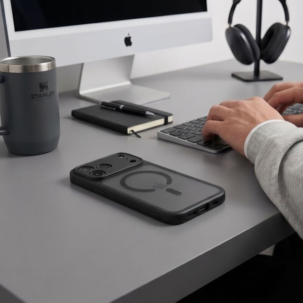 MagSafe futrola za Apple iPhone 18 Pro Max / 17 Pro Max, Tech-Protect, BasicMag, Crna Mat