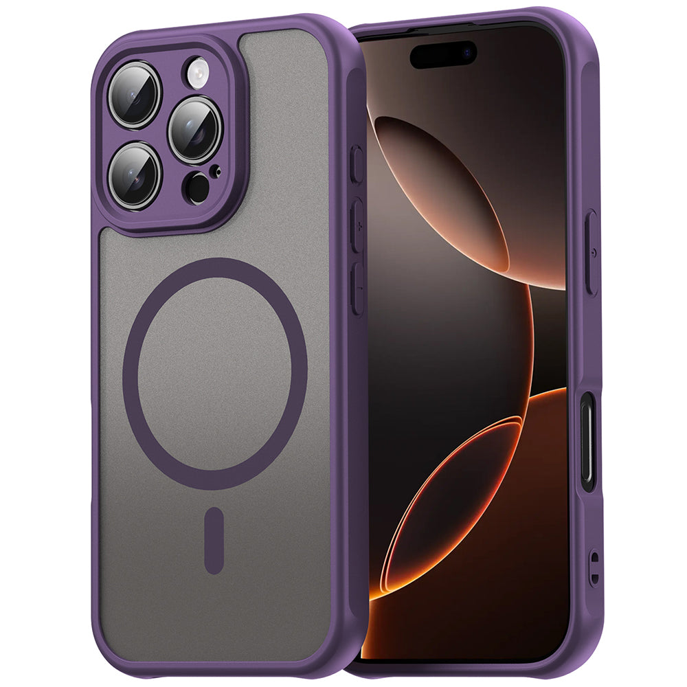 MagSafe maska za Apple iPhone 11, Techsuit, HaloFrost II, Ljubičasta