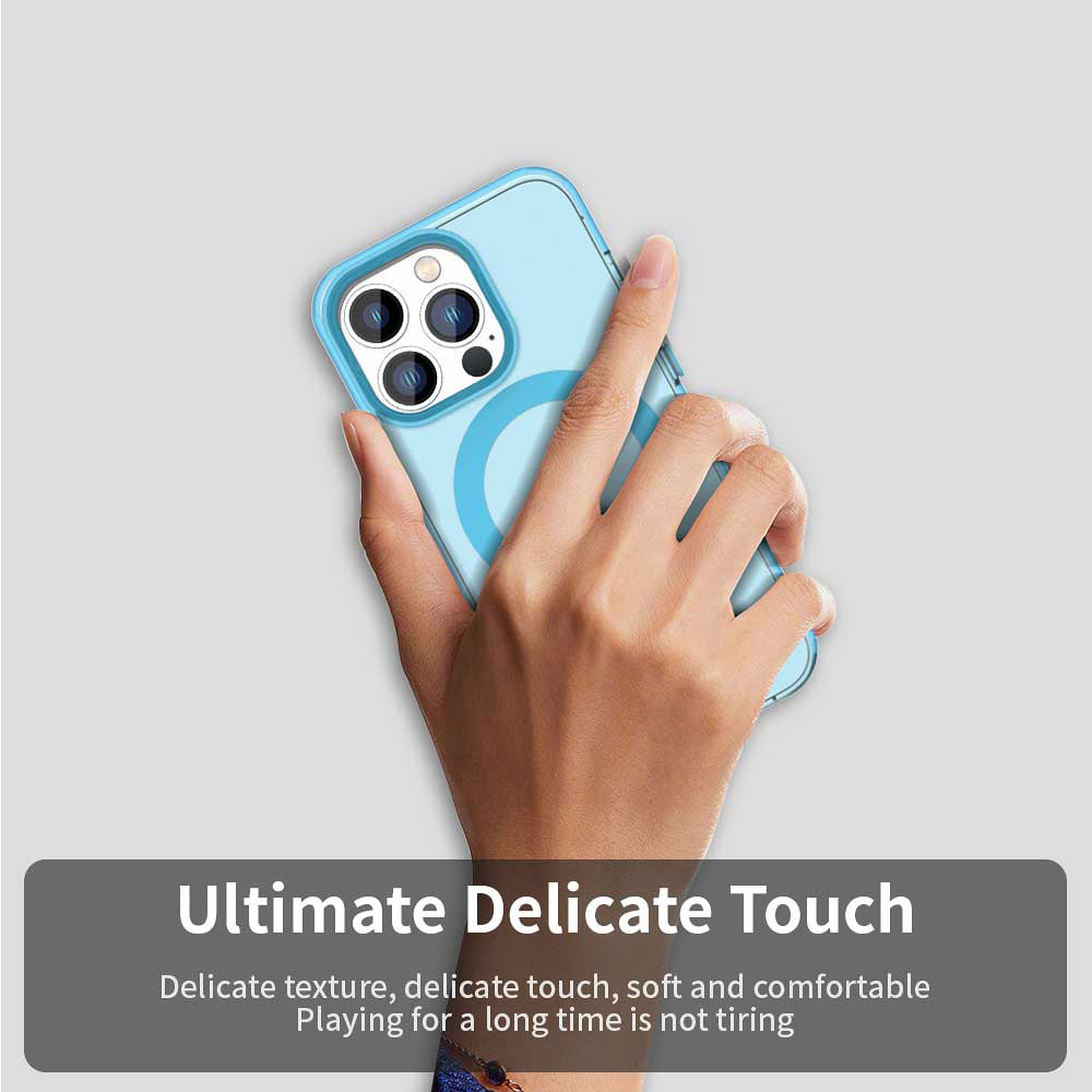 MagSafe maska za Apple iPhone 13 Pro Max, Techsuit, CandyCase, Plava