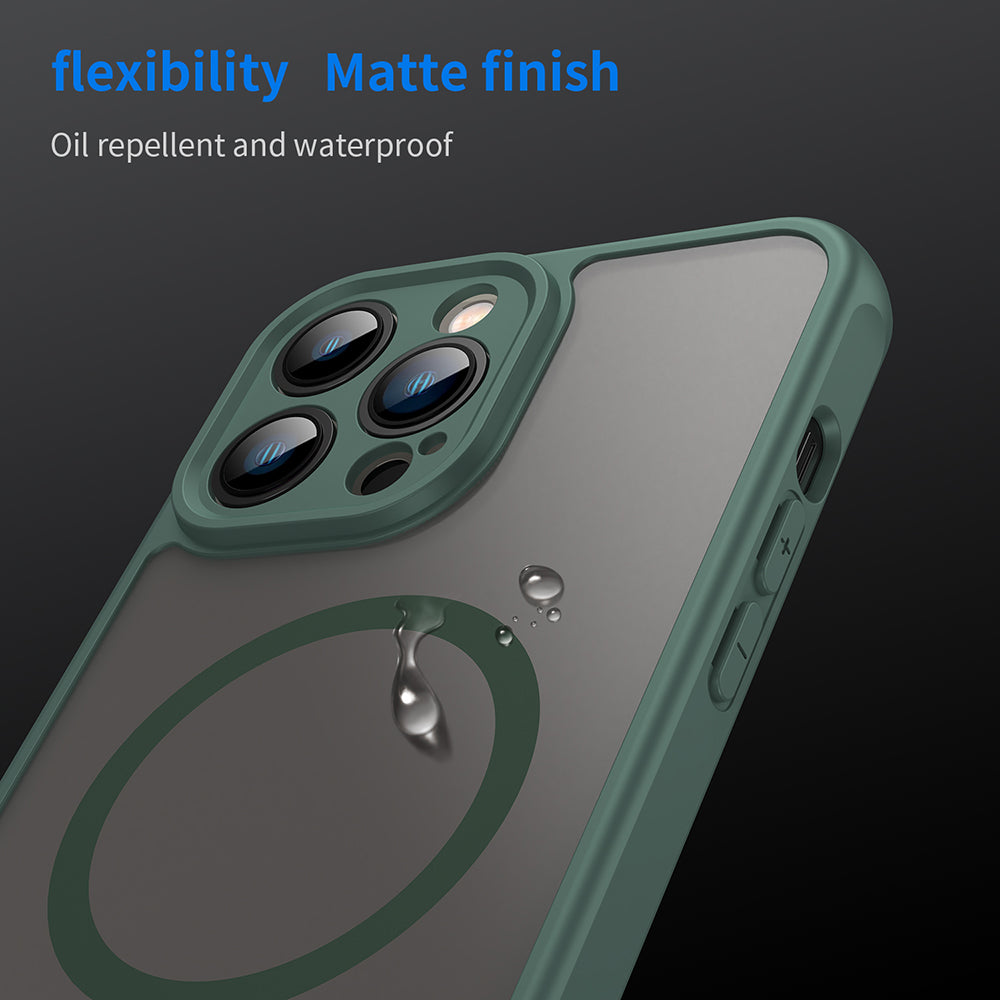 MagSafe futrola za Apple iPhone 13 Pro, Techsuit, HaloFrost II, Zelena