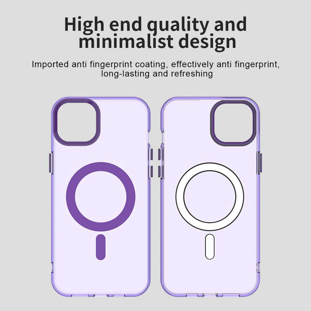 MagSafe futrola za Apple iPhone 13, Techsuit, CandyCase, Ljubičasta