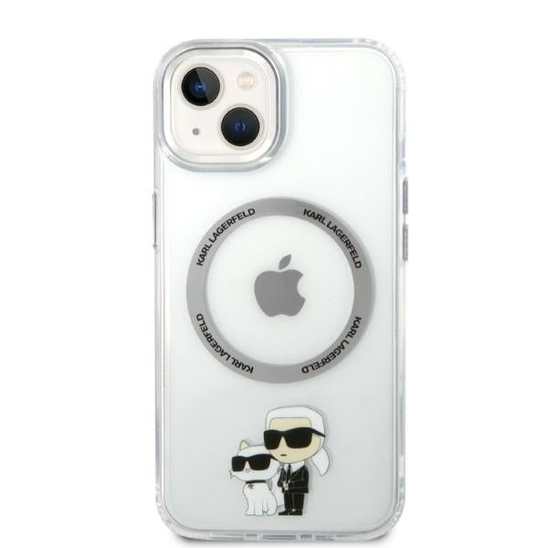 MagSafe futrola za Apple iPhone 14 Plus, Karl Lagerfeld, Ikonik Karl & Choupette, Prozirna
