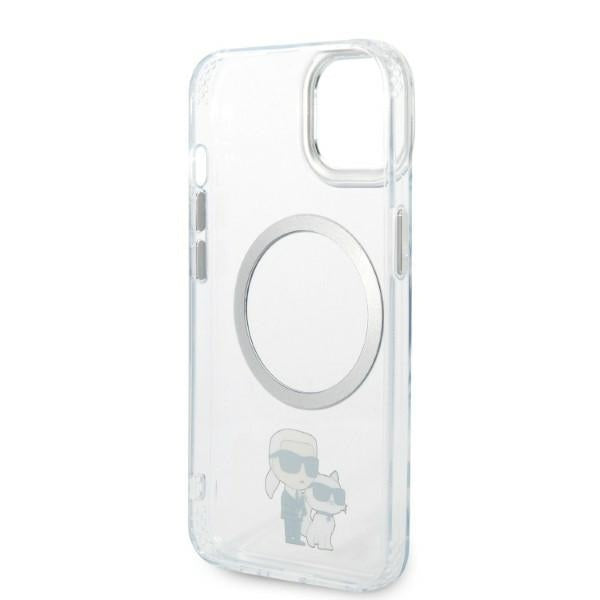 MagSafe futrola za Apple iPhone 14 Plus, Karl Lagerfeld, Ikonik Karl & Choupette, Prozirna