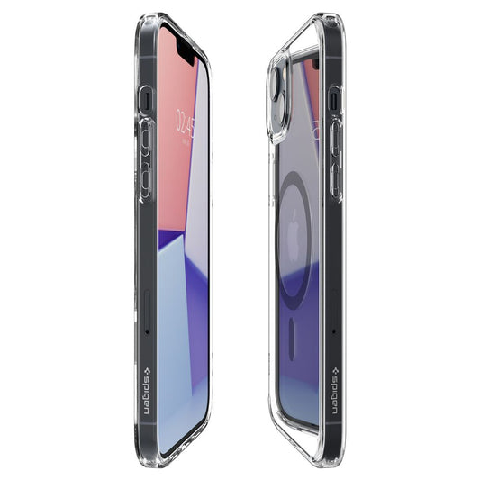 Futrola MagSafe za Apple iPhone 14 Plus, Spigen, Ultra Hybrid Carbon, Prozirna