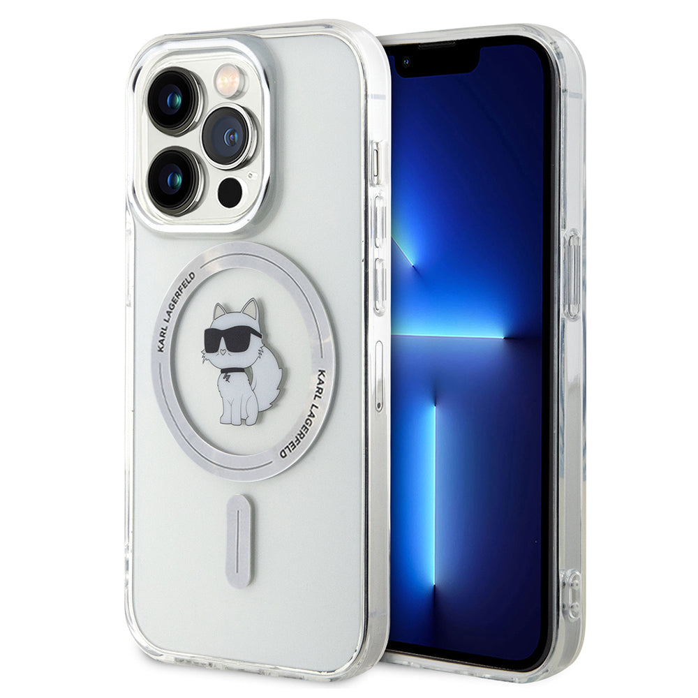 Futrola MagSafe za Apple iPhone 14 Pro, Karl Lagerfeld, IML Choupette, Prozirna