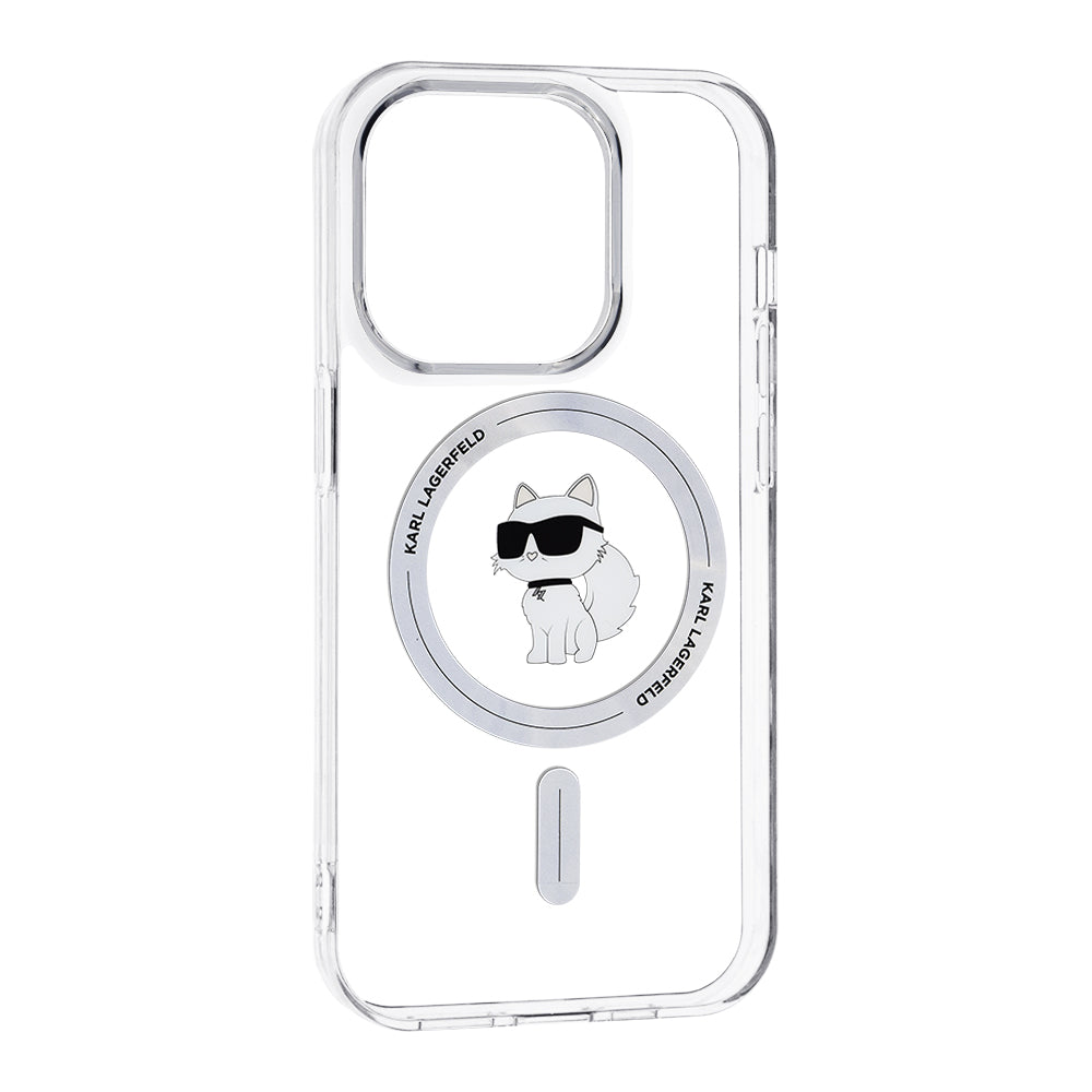 Futrola MagSafe za Apple iPhone 14 Pro, Karl Lagerfeld, IML Choupette, Prozirna