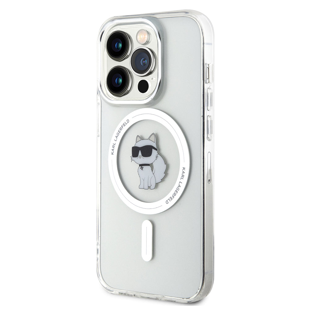 Futrola MagSafe za Apple iPhone 14 Pro, Karl Lagerfeld, IML Choupette, Prozirna