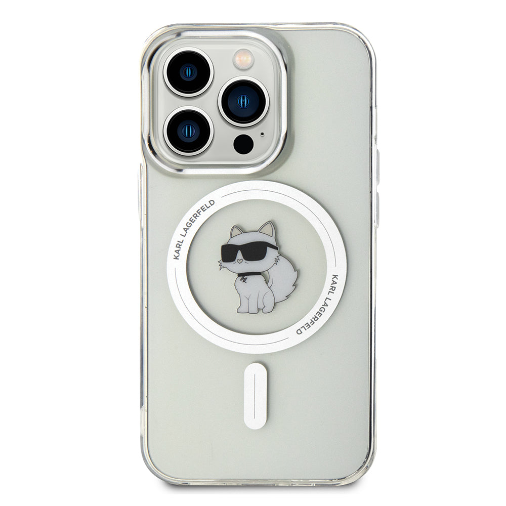 Futrola MagSafe za Apple iPhone 14 Pro, Karl Lagerfeld, IML Choupette, Prozirna