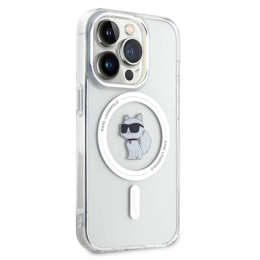Futrola MagSafe za Apple iPhone 14 Pro, Karl Lagerfeld, IML Choupette, Prozirna
