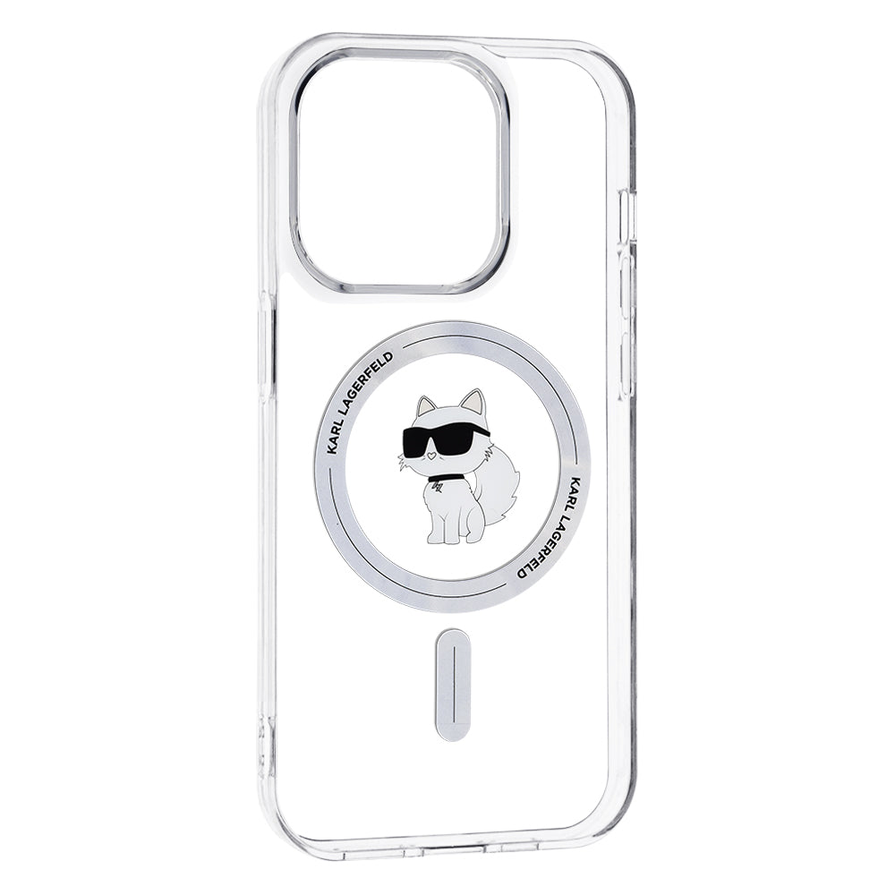 Futrola MagSafe za Apple iPhone 14 Pro Max, Karl Lagerfeld, IML Choupette, Prozirna