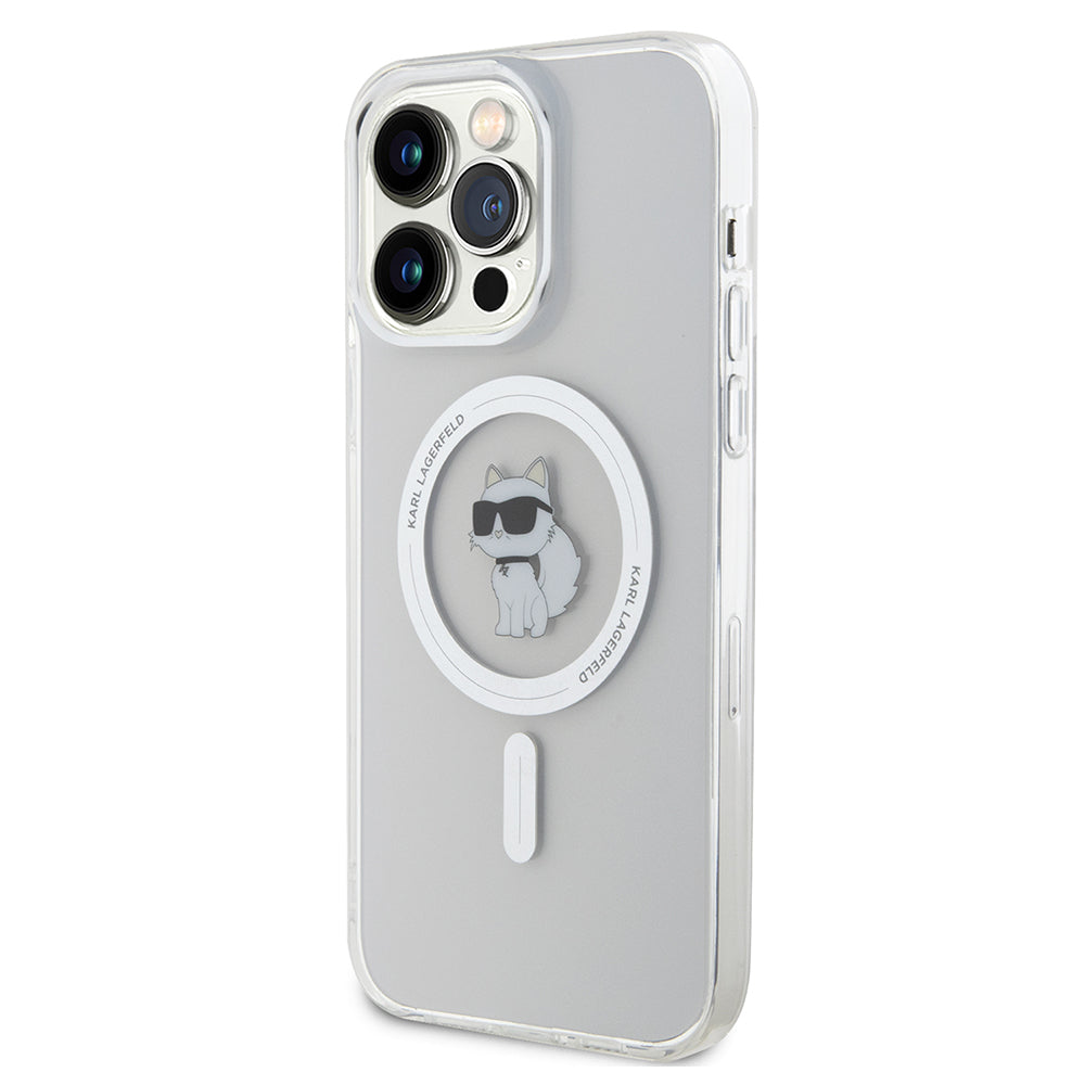 Futrola MagSafe za Apple iPhone 14 Pro Max, Karl Lagerfeld, IML Choupette, Prozirna