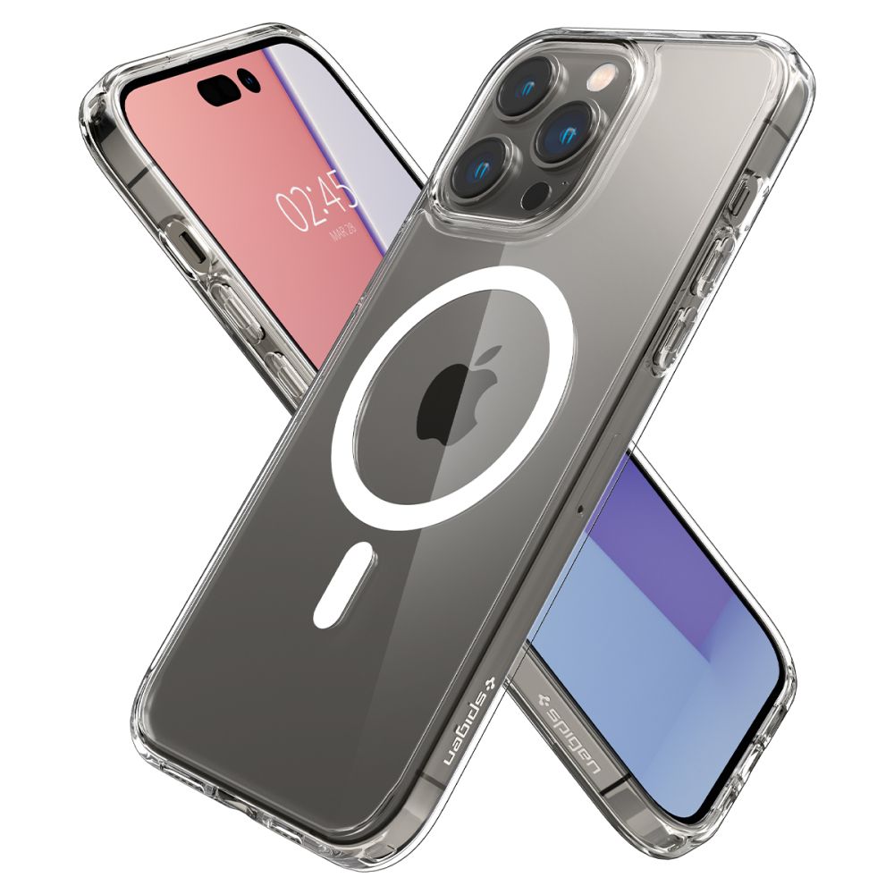 Futrola MagSafe za Apple iPhone 14 Pro, Spigen, Ultra Hybrid, Bijela