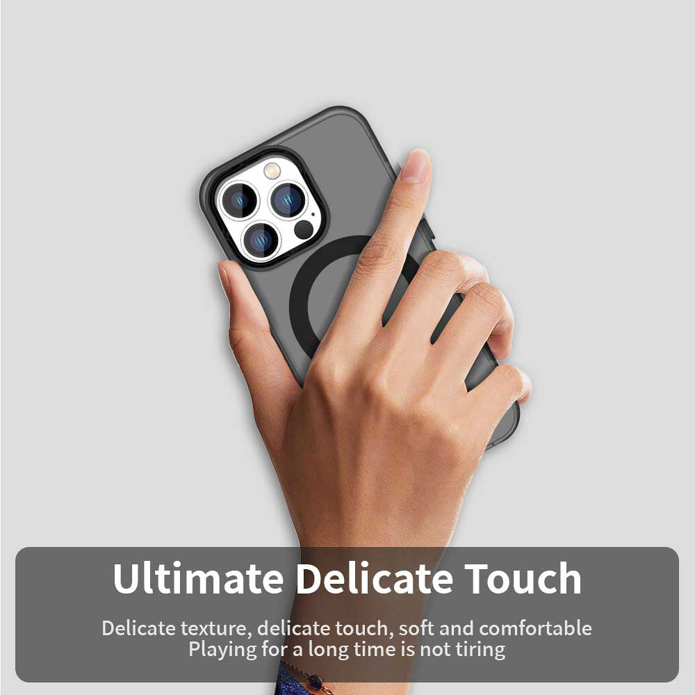 MagSafe futrola za Apple iPhone 14 Pro, Techsuit, CandyCase, Crna