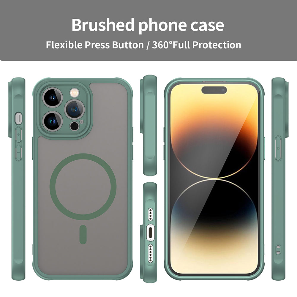 MagSafe futrola za Apple iPhone 14 Pro, Techsuit, HaloFrost II, Zelena