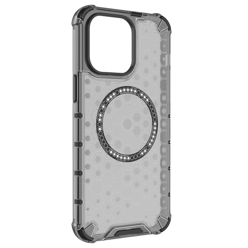 MagSafe futrola za Apple iPhone 14 Pro, Techsuit, HoneyComb Shield, Bijela