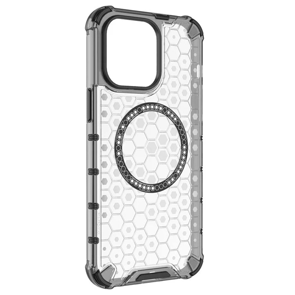 MagSafe futrola za Apple iPhone 14 Pro, Techsuit, HoneyComb Shield, Crna