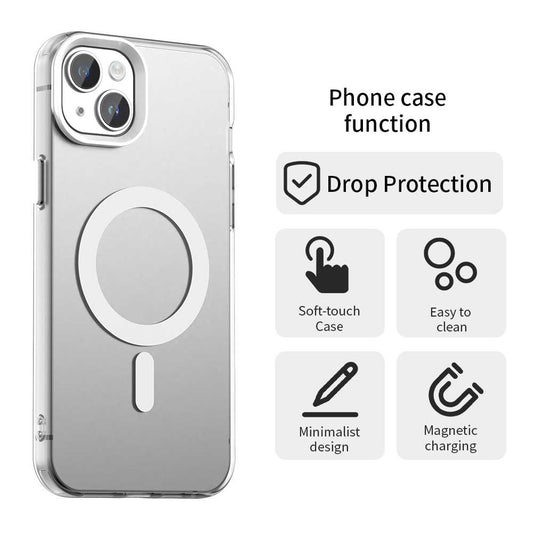 MagSafe futrola za Apple iPhone 14, Techsuit, CandyCase, Bijela