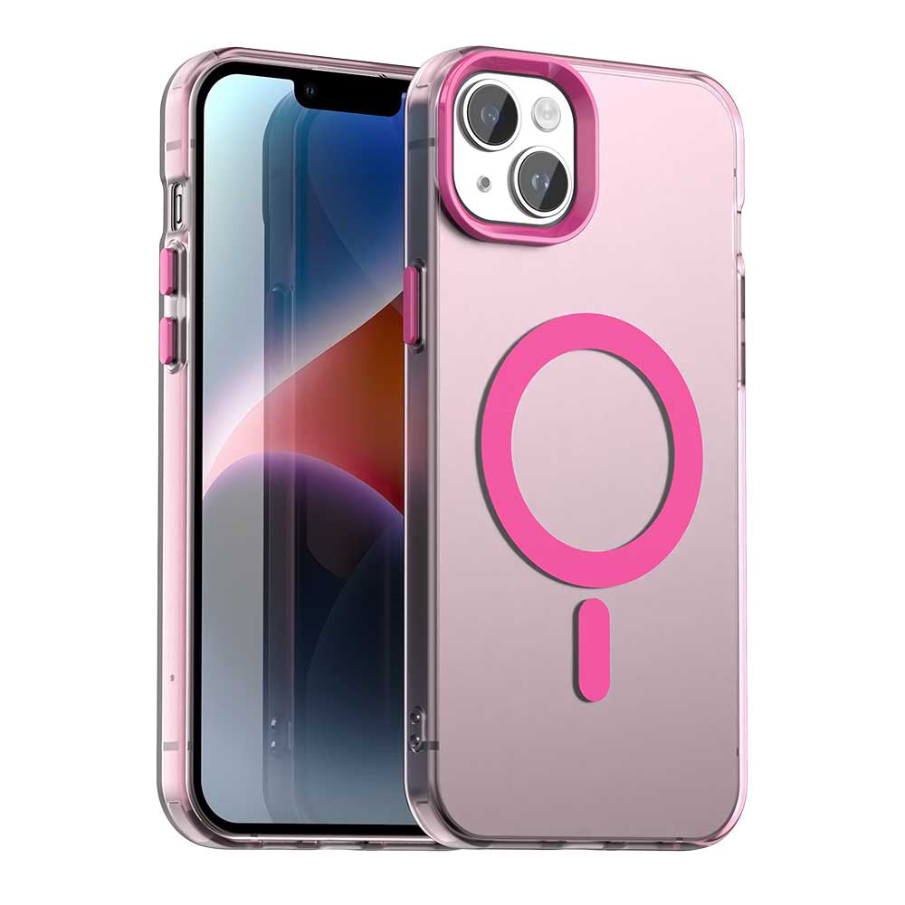 MagSafe futrola za Apple iPhone 14, Techsuit, CandyCase, Roza